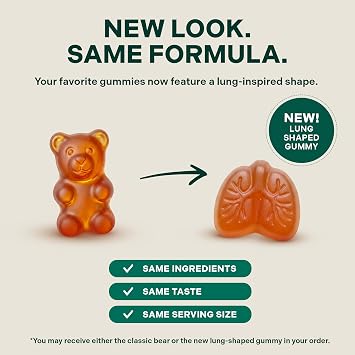 Betterbrand Respiratory Support Mullein Gummies, 2000mg, Pear Flavor | 50:1 Extract, Supports Lung Cleanse, Wellness Support, Detox & Respiratory Health, Chewable Respiratory Supplement
