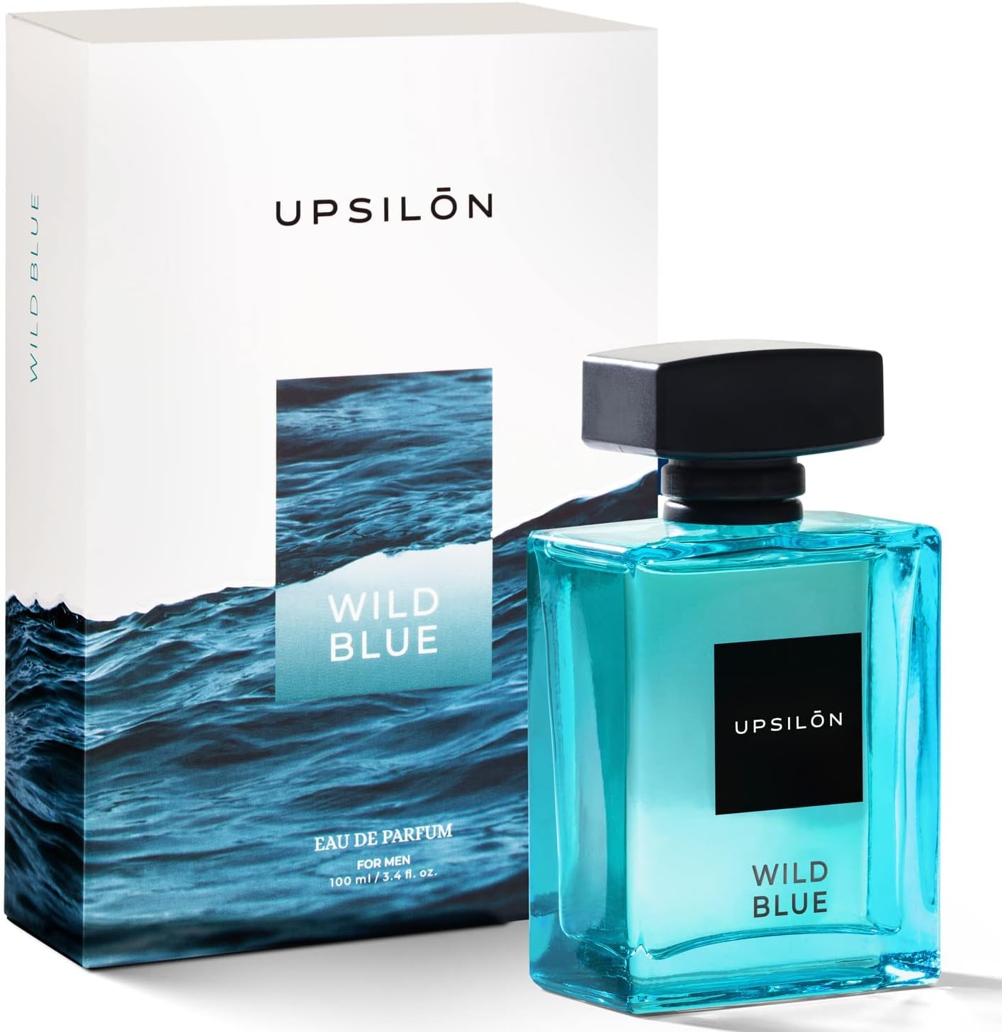 UPSILON Wild Blue Aqua Unisex Perfume | Long Lasting Eau De Liquid Perfumes (Wild Blue (100ml))