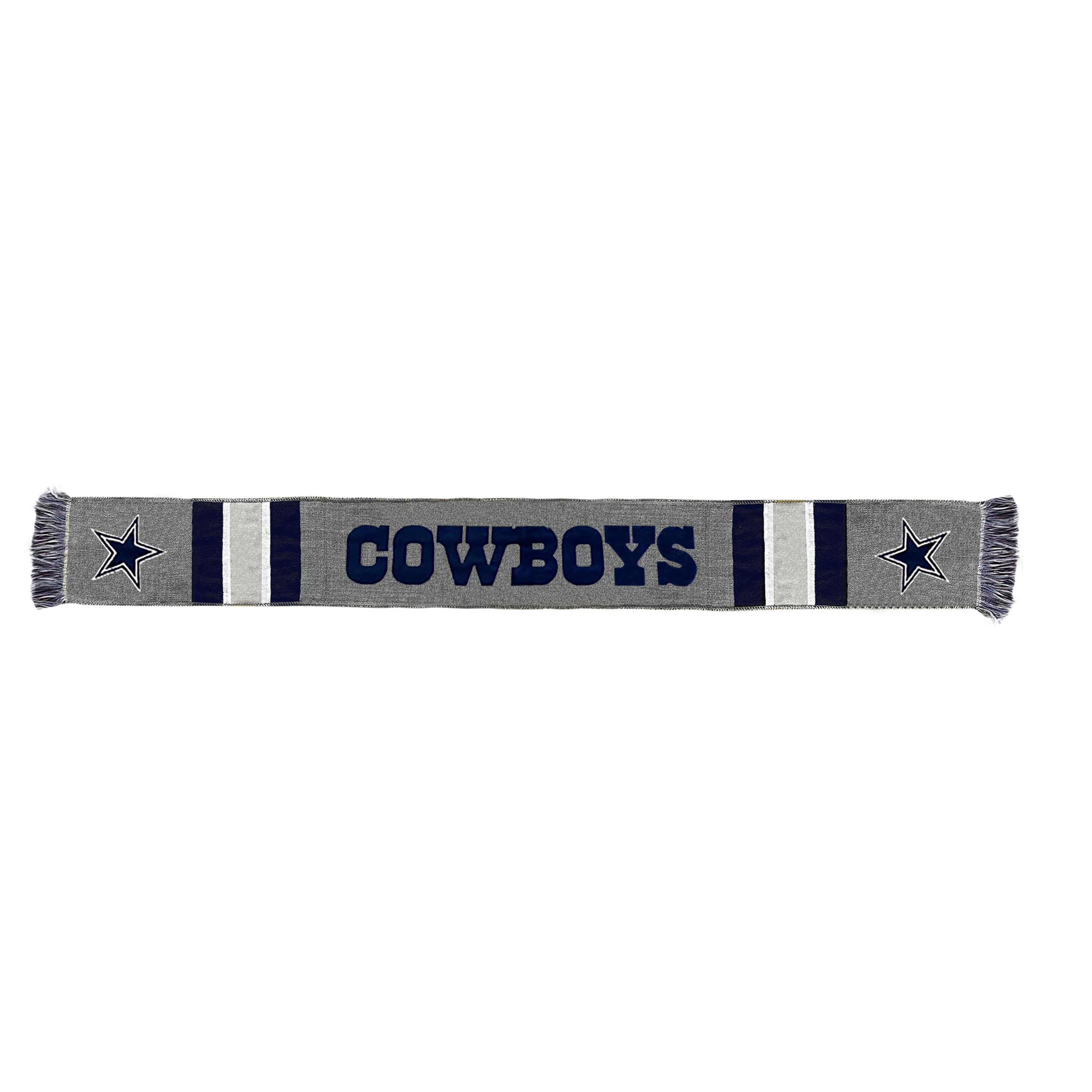FOCO NFL Grey Woven Scarf, Dallas Cowboys, One size — image 1