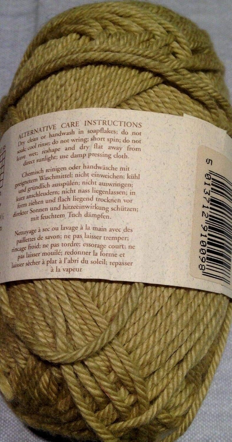 1 Skein Rowan DK Handknit Cotton Yarn 50gr 85m Color 209 Green Machine Washable - The Best!!!
