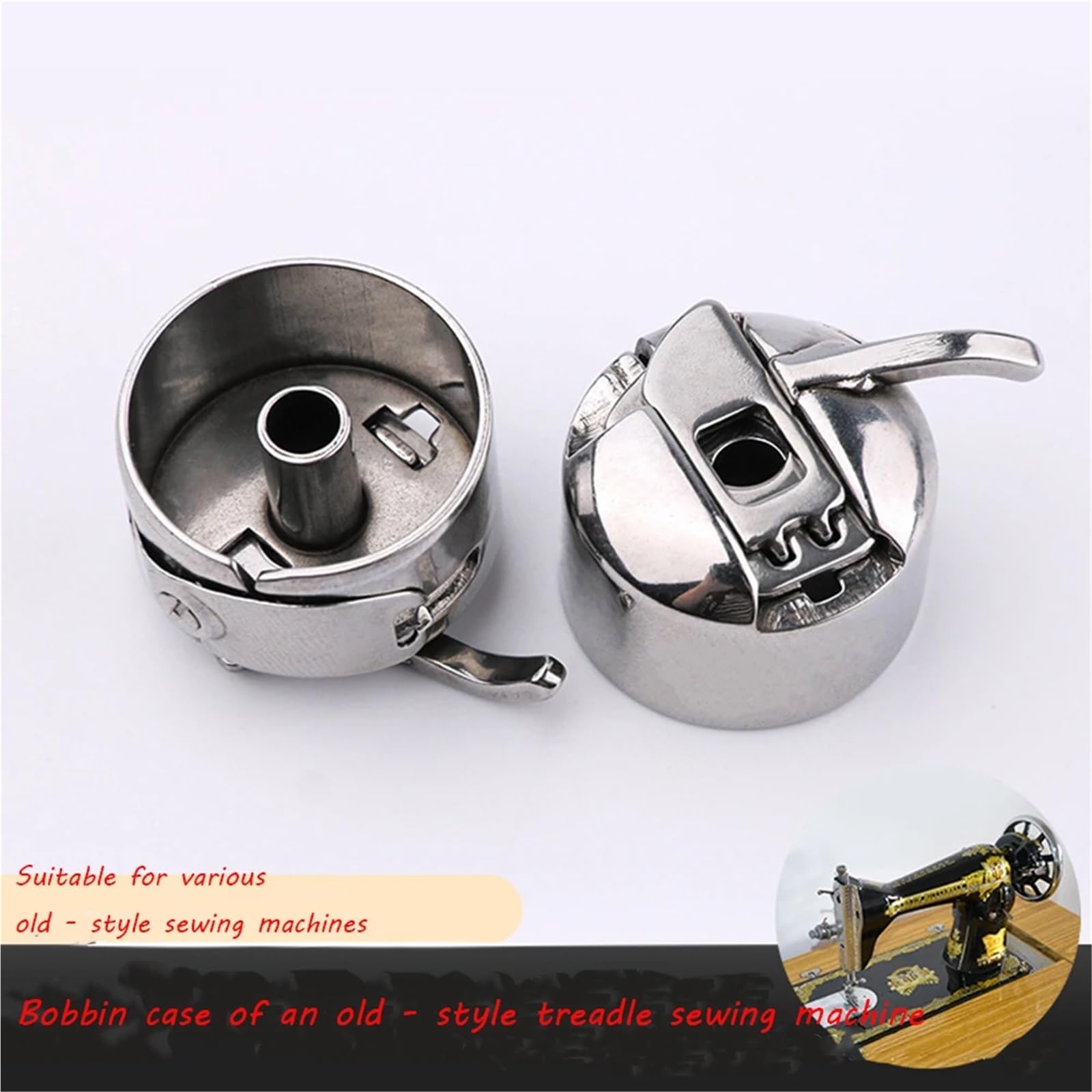 Szpulki do maszyn do szycia, Szycie metalu. Szpulki maszynowe ze stali nierdzewnej 15/30 szt. Dla pedałów. Maszyny(30pcs)