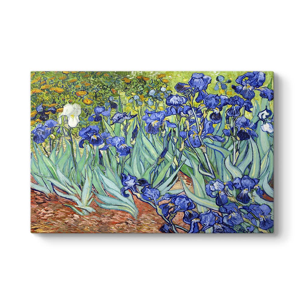 Vincent Van Gogh - İris Süsen Çiçeği Kanvas Tablosu 140 x 100