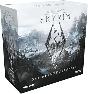 Modiphius Games, The Elder Scrolls V - Skyrim: The Adventure Game, Expert Game, Board Game, 1-4 Players, Ages 14+, 90 Minutes, German, Multicoloured, Multicoloured