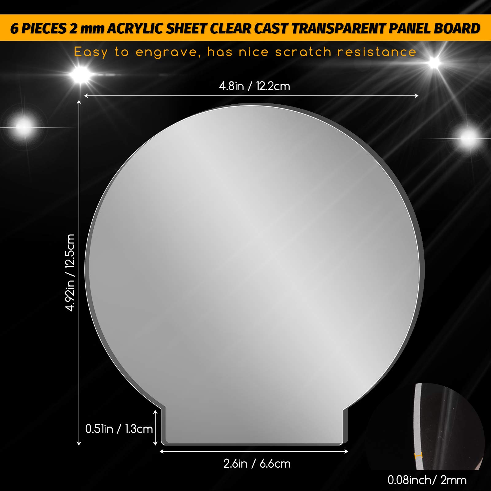 Tenare Acrylic Sheets - LED Light Bases -2