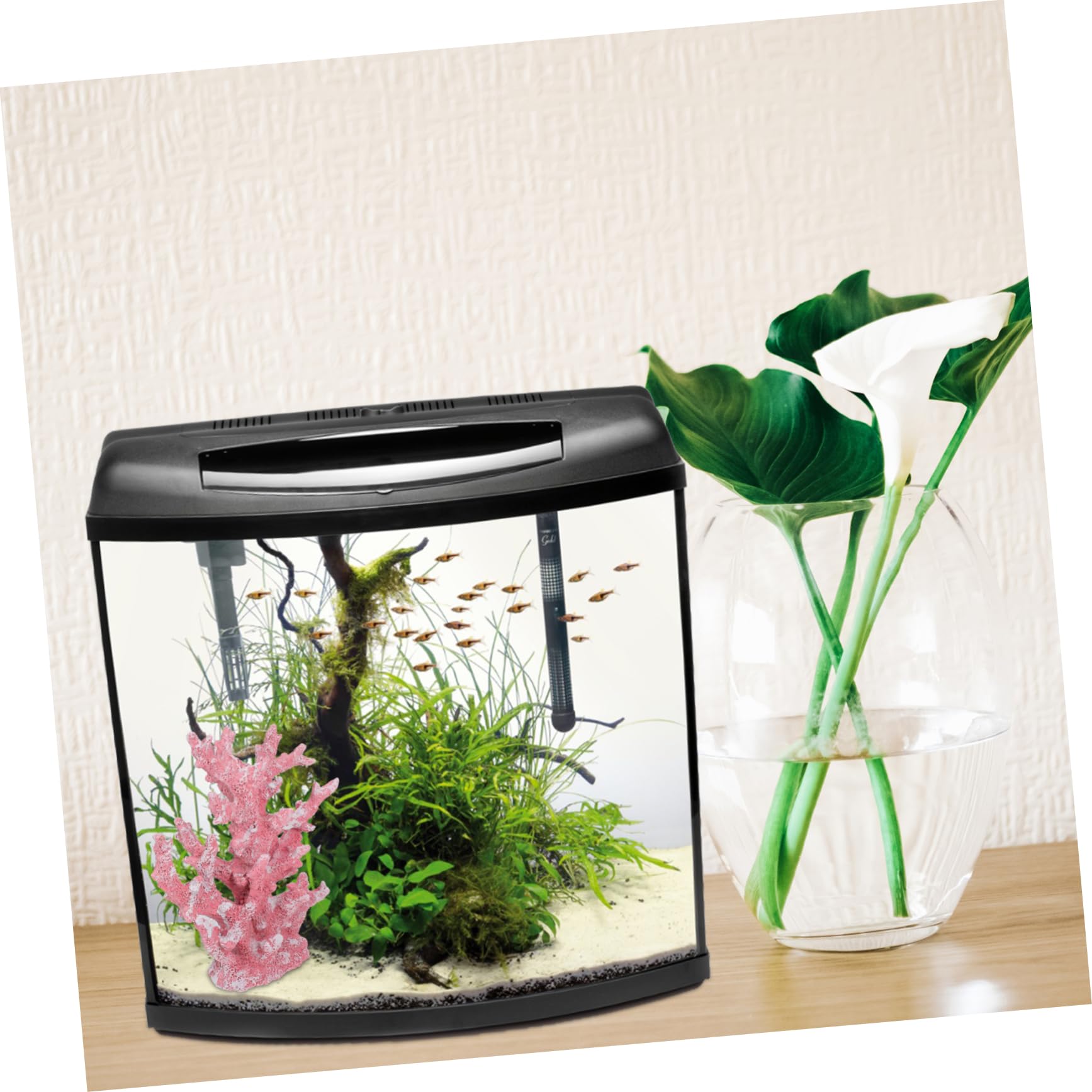 Ornement Artificiel Résine pour Aquarium Décoration Méditerranéenne Naturelle pour Aquarium pour Embellir Votre Espace Aquatique