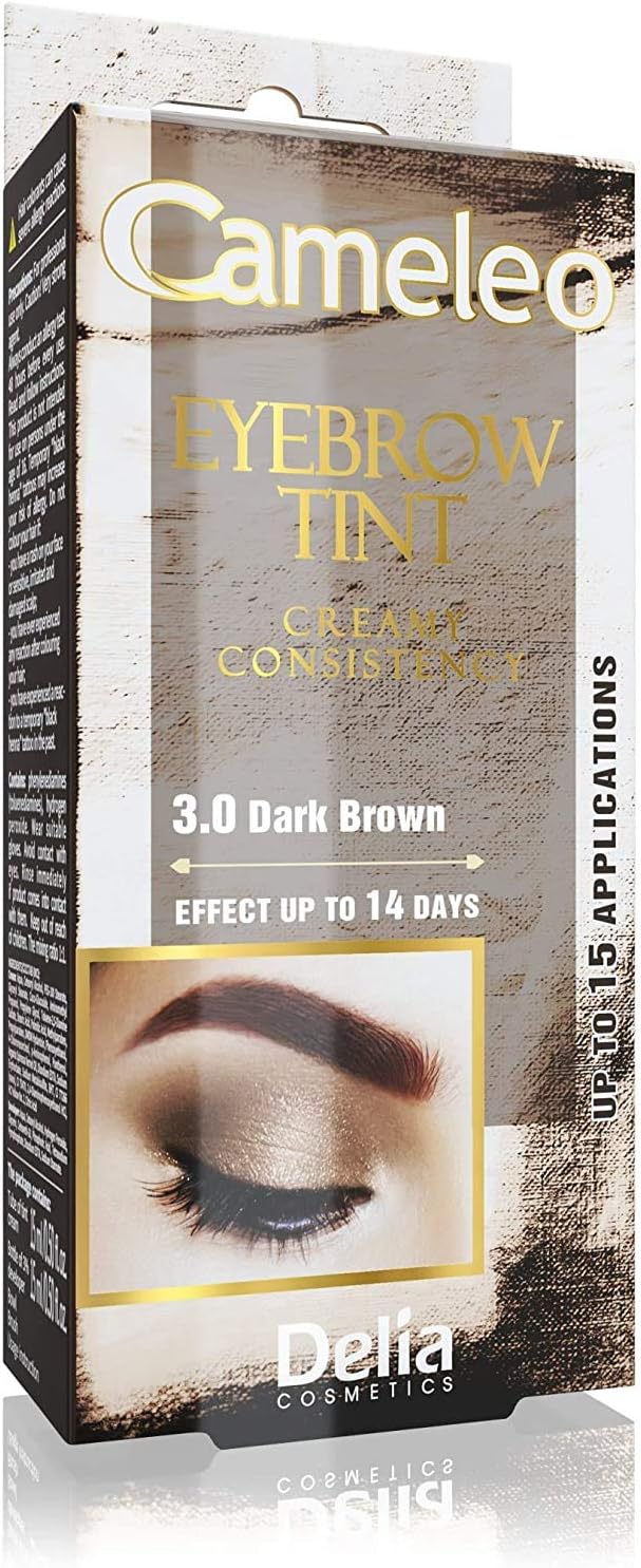 Cameleo Eyebrow Tint Brown Colour Creamy Consistency Long