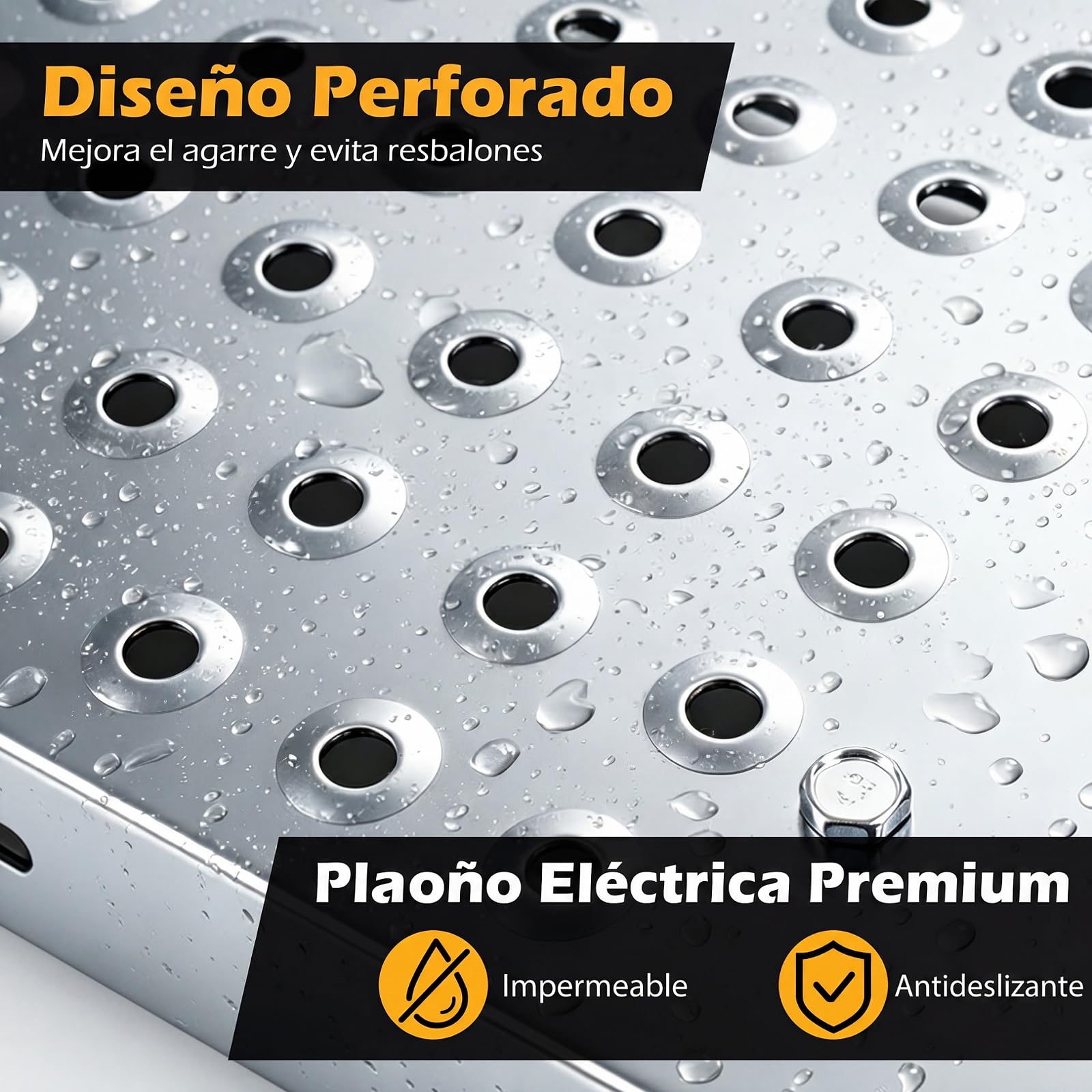 COSTWAY Set de 2 Rampas de Carga Plegables, Capacidad 400 kg | Rampa de Acceso con Asas Portátiles, Superficie Antideslizante para Coches, Silla de Ruedas y Remolques, Riel de Elevación