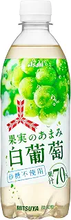三ツ矢 果実のあまみ白葡萄 500ml×24本 [サイダー][アサヒ飲料]