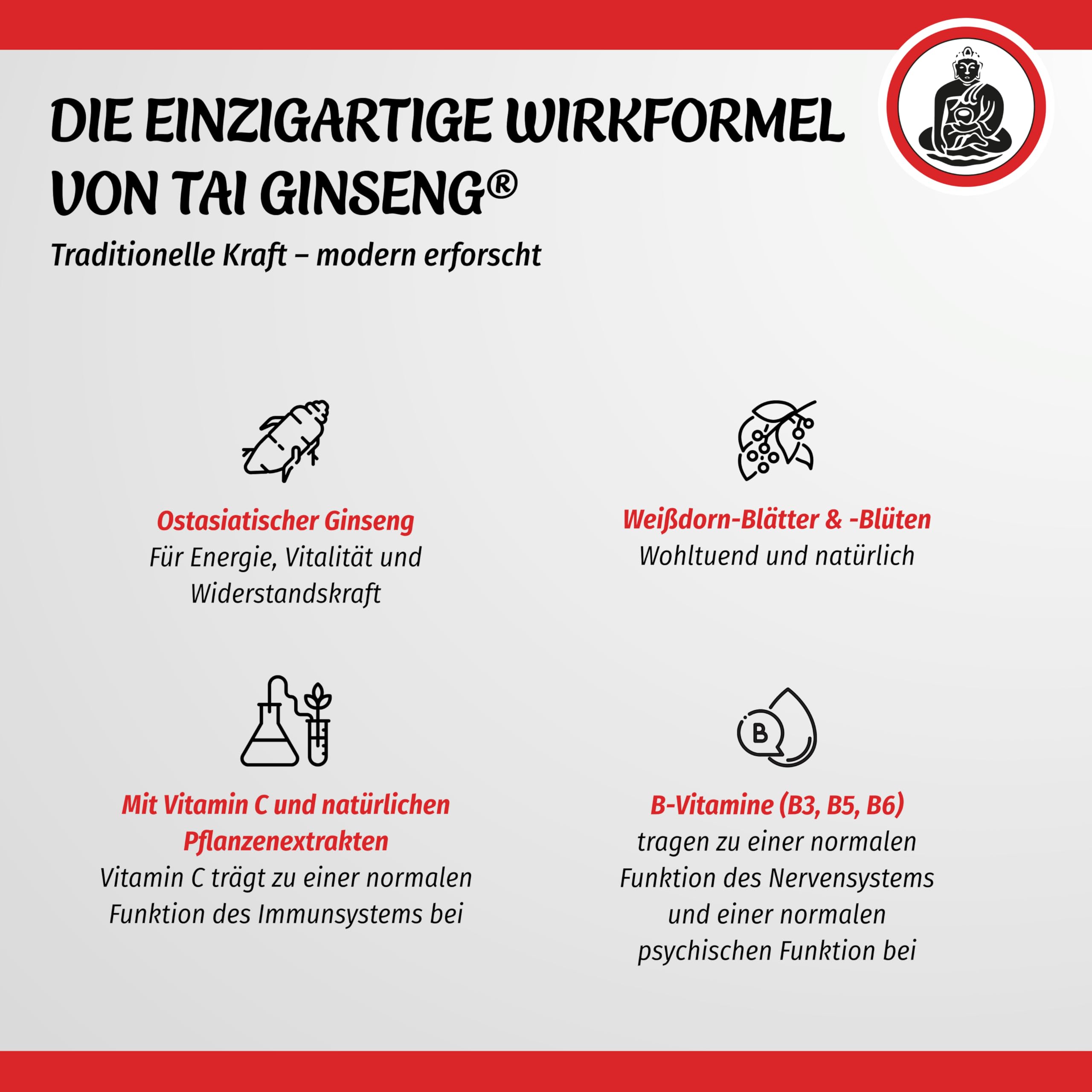 Tonikum 500 ml - Ginseng Wurzel Extrakt mit B-Vitaminen & Weißdorn Extrakt, Lebenskraft und Leistungsfähigkeit, für Erwachsene | Für mehr Vitalität im Alltag, tägliche Einnahme, für Erwachsene, traditionelle Rezeptur, Arzneimittelqualität aus Deutschland
