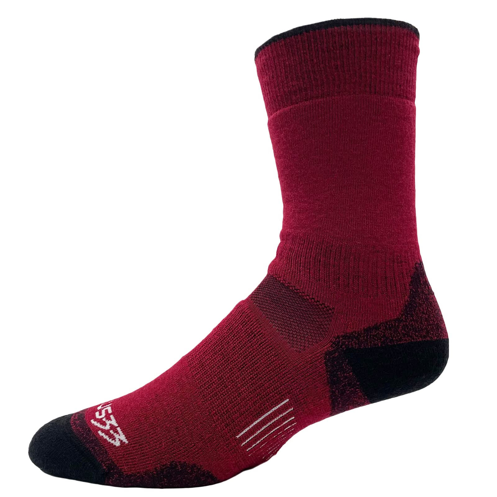 USA Made - Micro Cushion Ski and Snowboard Socks - Over the Calf Socks - Merino Wool - Mountain Heritage