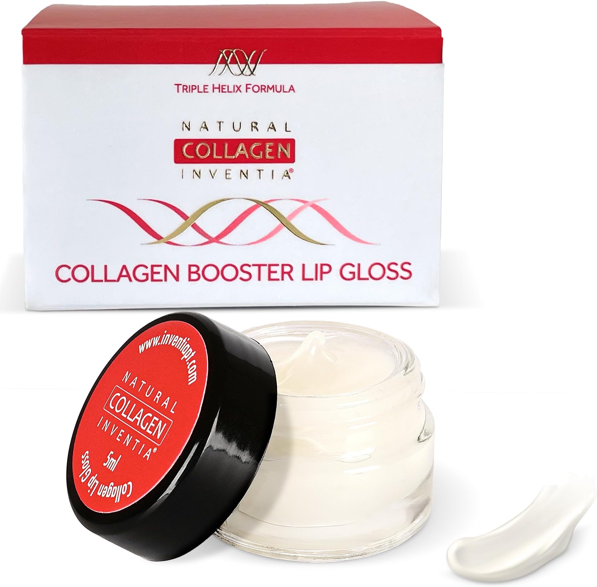 – Collagen Lip Gloss 5 ml - Intensive Regeneration Lip Balm Lipstick - Improves Skin Appearance, Moisturises, Regenerates Dry Mouth - Long-Lasting Protection & Nourishment