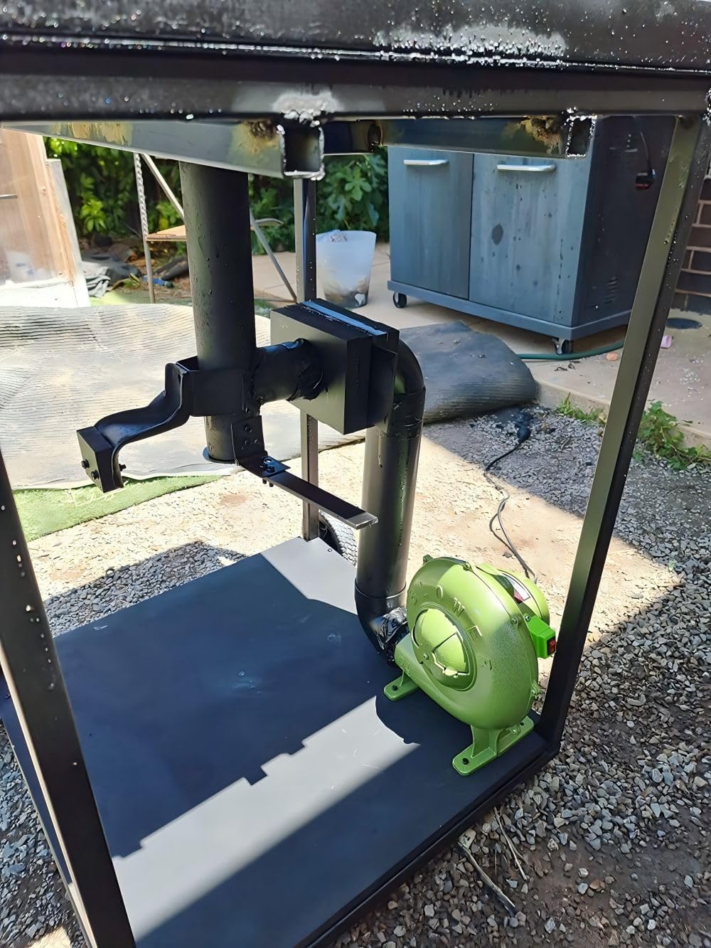 110V 240CFM Variable Speed Electric Blacksmith Forge Blower Fan Centrifugal Coal Forge air Blower Fan