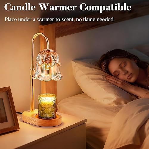 Miniatura 6 de Crenovo Vela perfumada de jazmín, vela 100% de soja, 30 horas de combustión, regalo de vela para hombres y mujeres, día de San Valentín, día de la