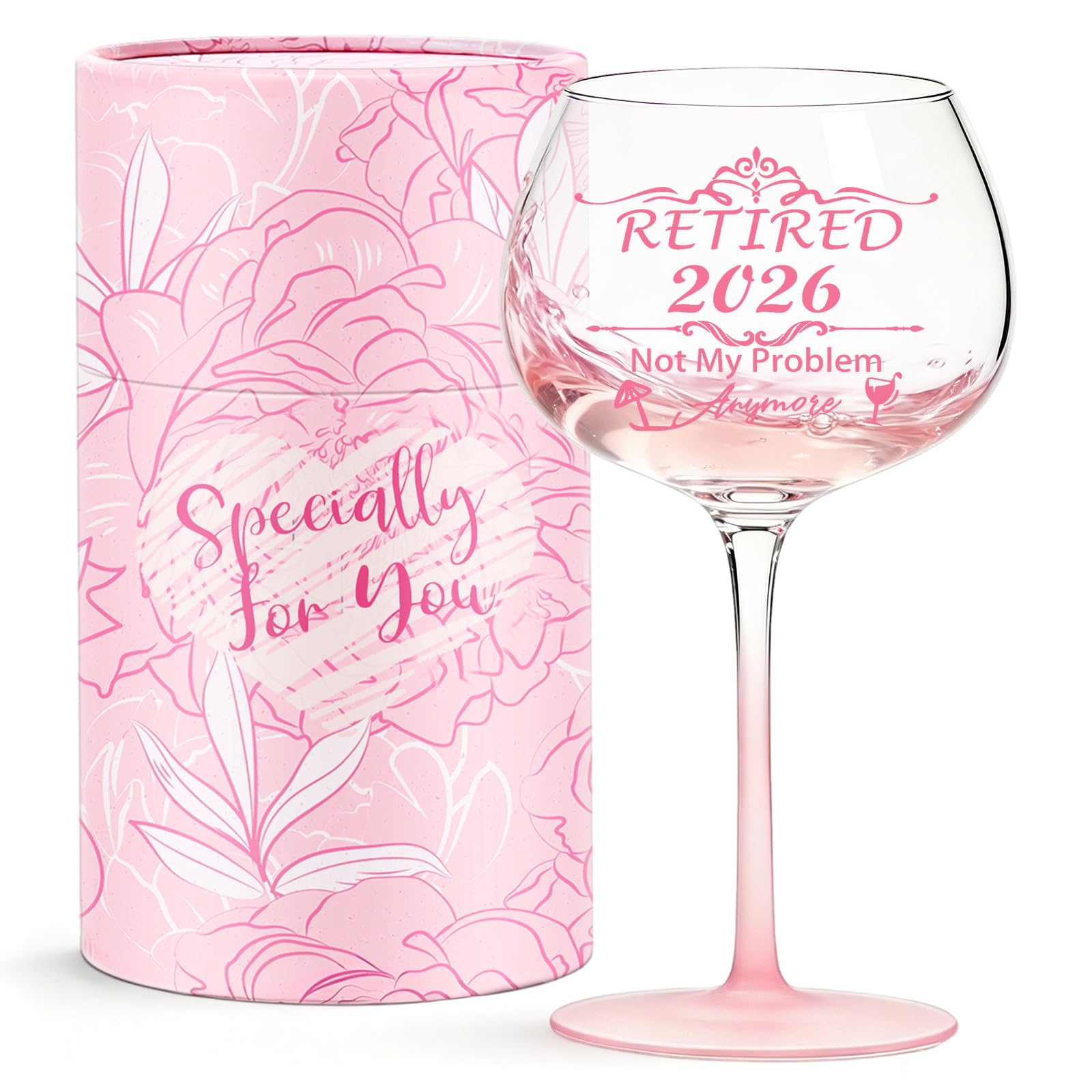 Verre à gin festif pour décorations de fête de retraite et soirées détente à la maison