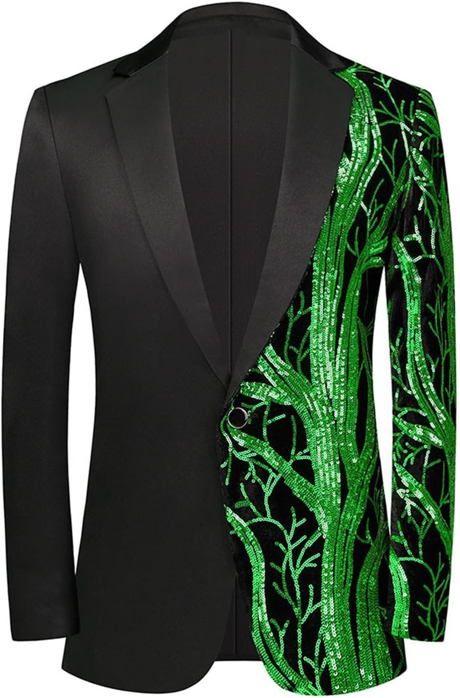 Men's Suit Blazer Patchwork Stage Party Nightclub Bar Jacket