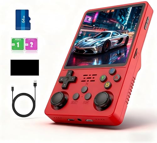 Miniatura 8 de R36s Plus - Consola de videojuegos portátil retro de 4.0 pulgadas, pantalla IPS preinstalada de más de 15000 juegos, dispositivo portátil arkos