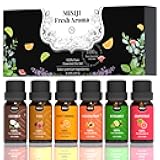 MISIJI Essential Oils for Diffuser for Home,Diffuser Oils Scents for Aromatherapy,Laundry,Candle&Soap Making,Humidifiers,Fruit Scents