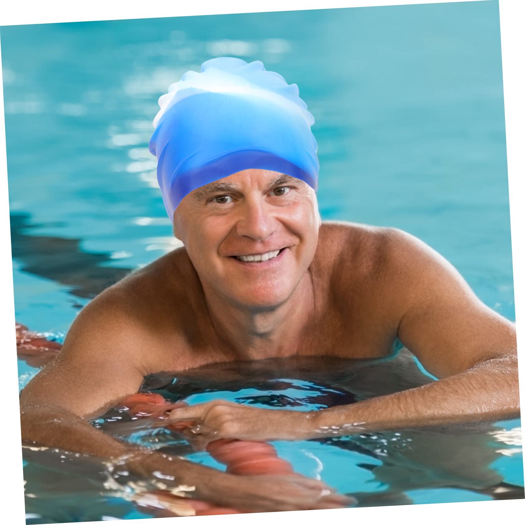 BESPORTBLE Cuffia Da Nuoto in Silicone Cuffie Da Bagno Per Donne Che Nuotano Cappelli Caps Cuffie Piscina Adulto Cuffie Per Piscina Adulti Fornitura Di Nuoto Cuffie Da Nuoto