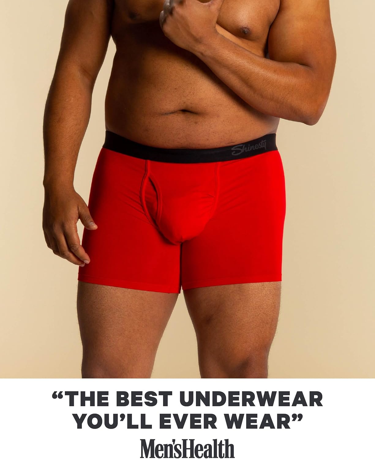 Shinesty Boxer Briefs for Men Pack of 3 - Hammock Support Pouch Underwear for Men with Fly - Image 5