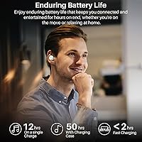 Vista 9 de TOZO S4 AcuFit One Smartwatch Bluetooth Talk Dial Fitness Tracker Negro + T6mini auricular inalámbrico Bluetooth 5.3 Auriculares nueva actualización