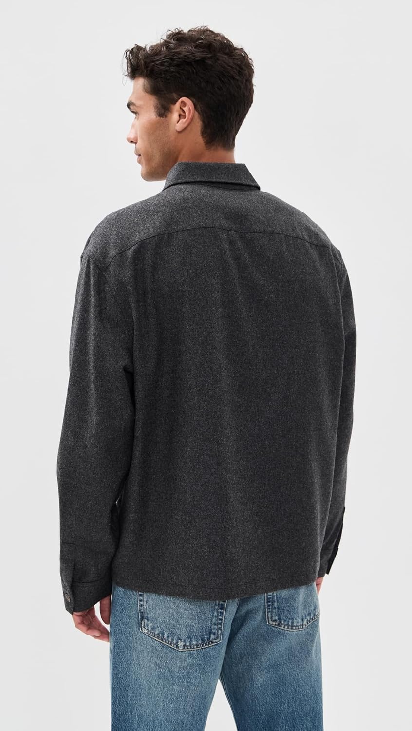 FRAME Men's Wool Overshirt - Image 3