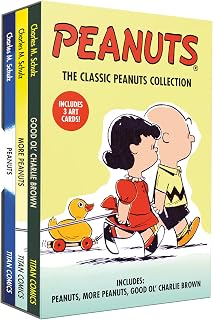 Peanuts Slipcase Set: Facsimile Collection of Peanuts, More Peanuts & Good Ol’ Charlie Brown Comics