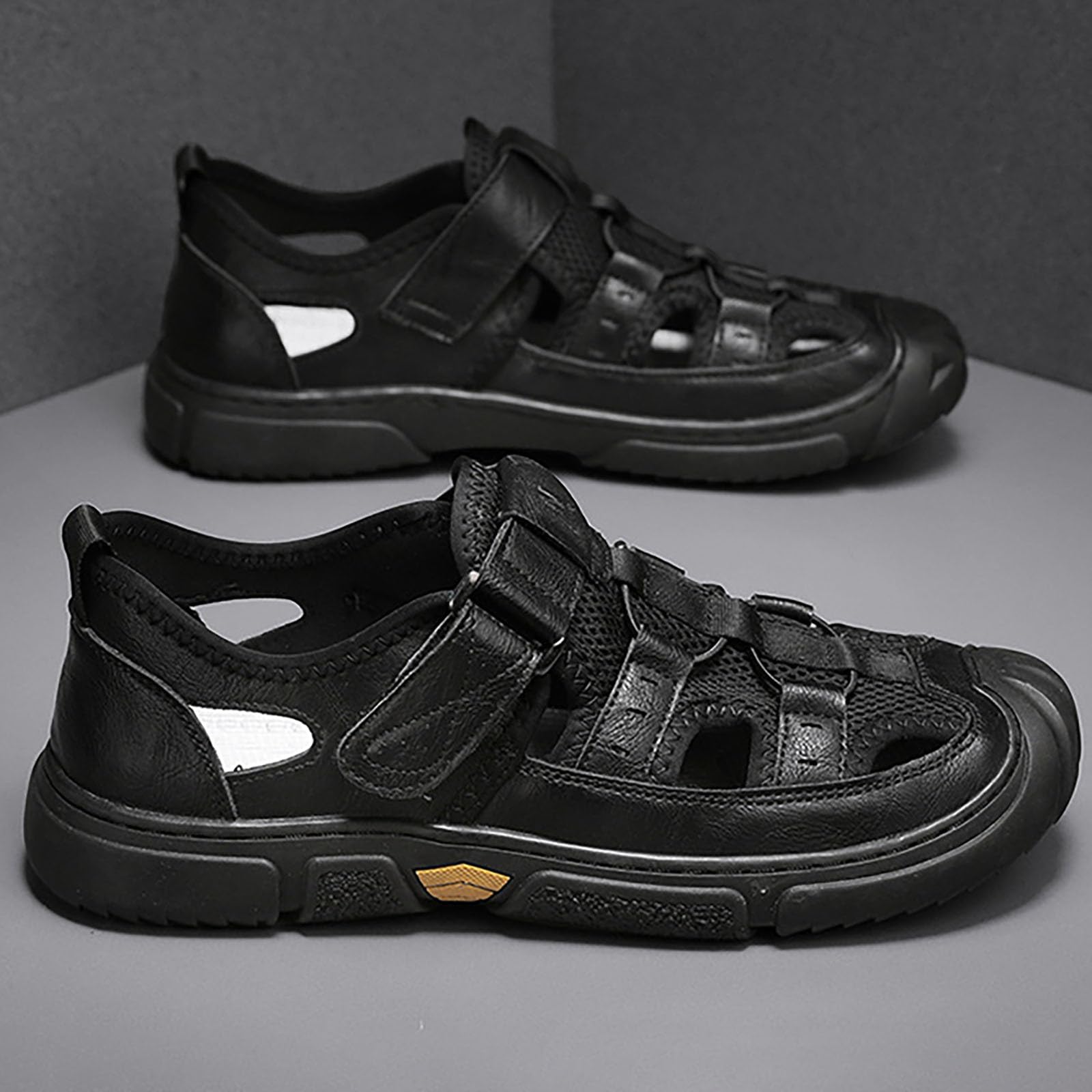 Scarpe da uomo per il tempo libero, in rete, antiscivolo, traspiranti, per lo sport, da trekking, da viaggio, da trekking, da uomo
