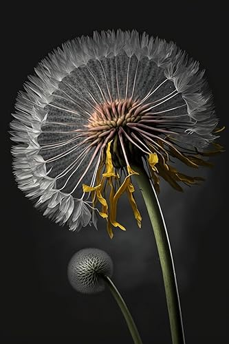 Rompecabezas estético de madera de diente de león de 500 piezas, diversión familiar y ocio, rompecabezas para principiantes, juguetes para adultos y