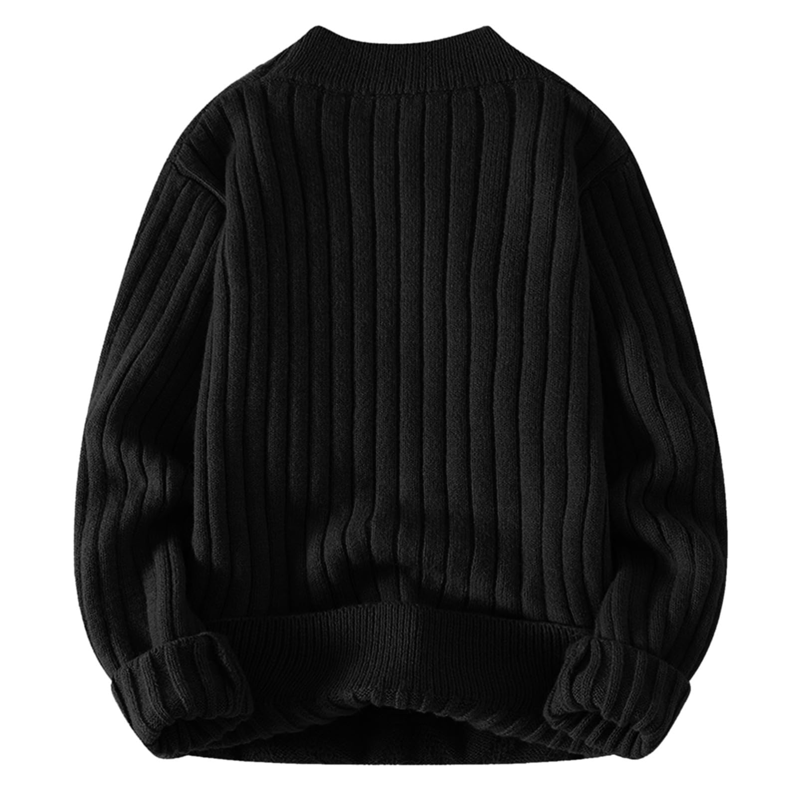 Maglioni E Cardigan da Uomo - Maglie Uomo Invernali Maglione Maglione Girocollo Semplice Tinta Unita Casual Moda Uomo