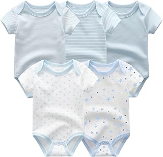 بدلة أطفال عصرية للجنسين مكونة من 5 قطع من جيلي لوف، ملابس غير رسمية من القطن الناعم لحديثي الولادة