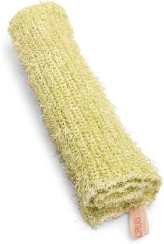 Let'scrub Süper Esnek Yeşil Banyo Lifi Tüm Cilt Tiplerine Uygun Duş Lifi Unisex 20x30 Cm