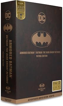 DC Multiverse The Dark Knight Returns Armored Batman Patina Ed. Gold Label | DC Multiverse The Dark Knight Returns 7 Inch Action Figure Exclusive - Armored Batman Patina Edition Gold Label