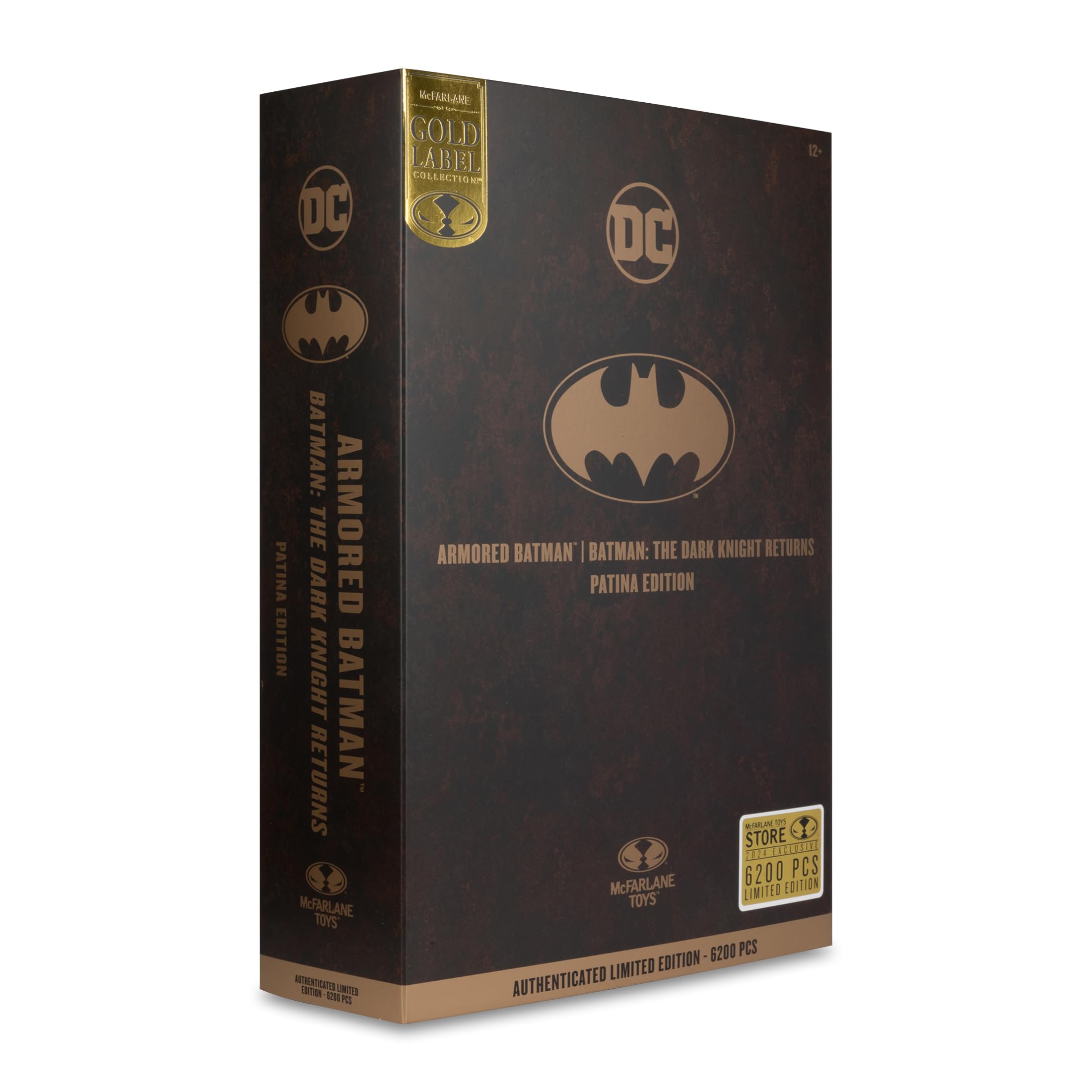 DC Multiverse Armored Batman (The Dark Knight Returns) Patina Edition Figurka akcji 17,8 cm Złota Etykieta McFarlane Zabawki