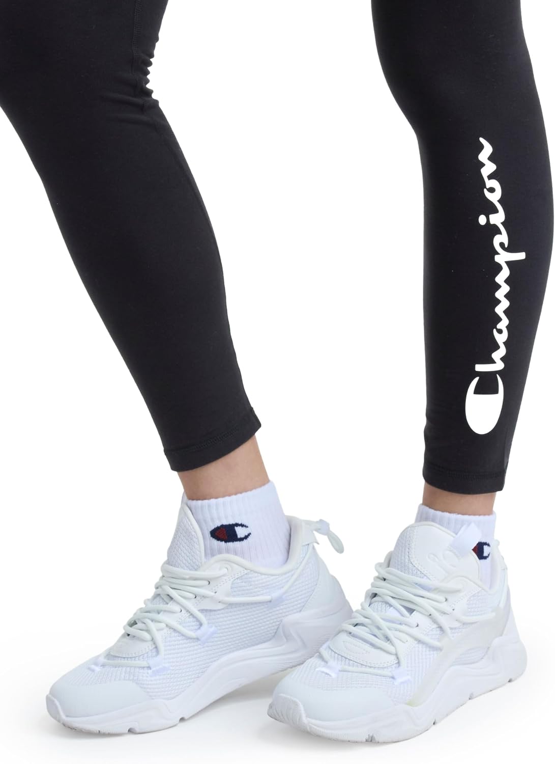 Champion Women's Performance Script Drawcord 7/8" Leggings, Fitted