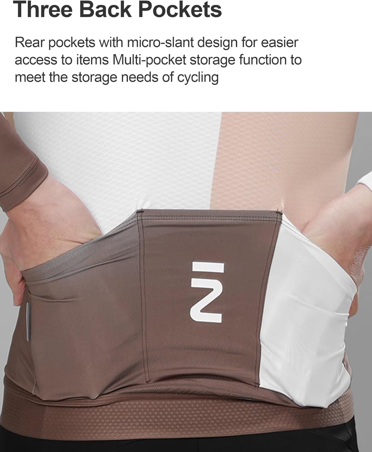 INBIKE Cycling Jersey Long Sleeve Breathable and Quick Dry with 3 Rear Pockets Biking Shirt for Men and Women - Image 2