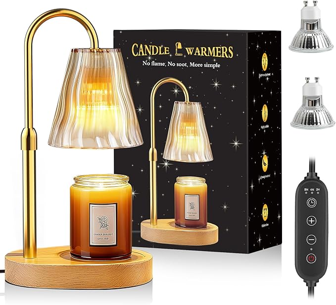 Lámpara Calentadora de Velas con Temporizador y Dimer, Regalo miniatura 9