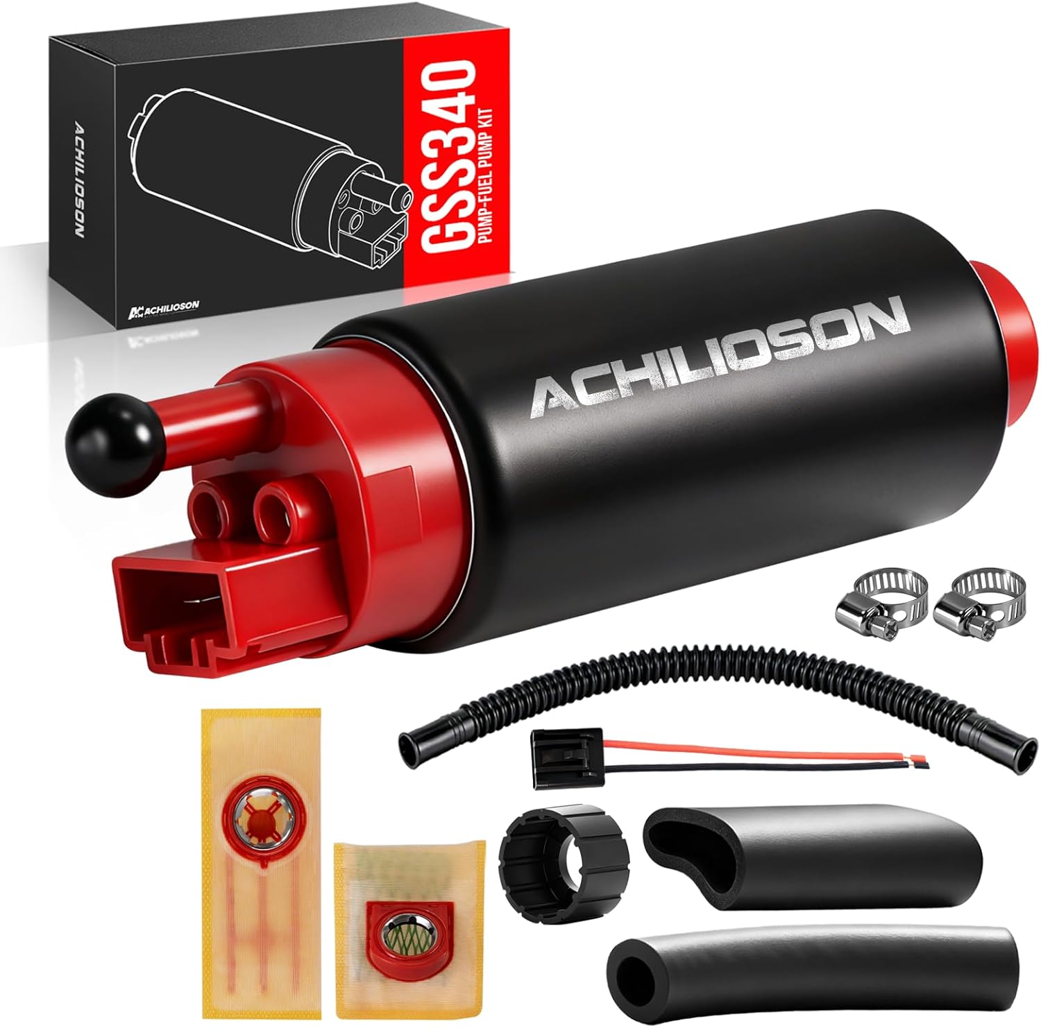 340LPH High Performance In-Tank Electric Fuel Pump,for GSS340 Models, Includes Installation Kit