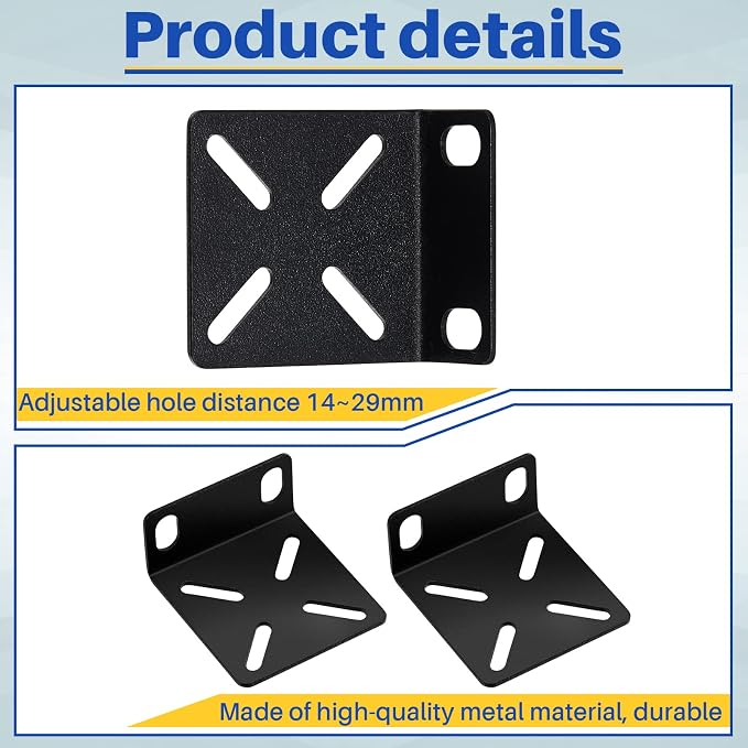 Kit universal de montaje en rack compatible con switches de 17.3 pulgadas miniatura 4
