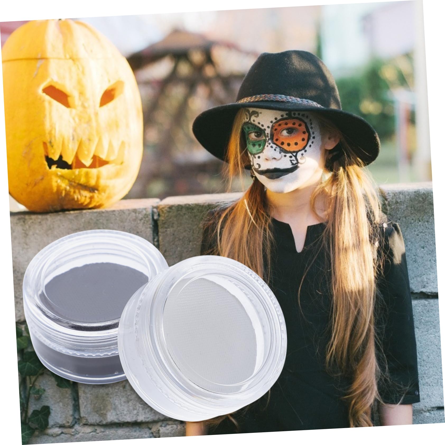 FRCOLOR 8piezas Kit De Maquillaje Especial Halloween Facial y Para Cosplay y De Disfraces