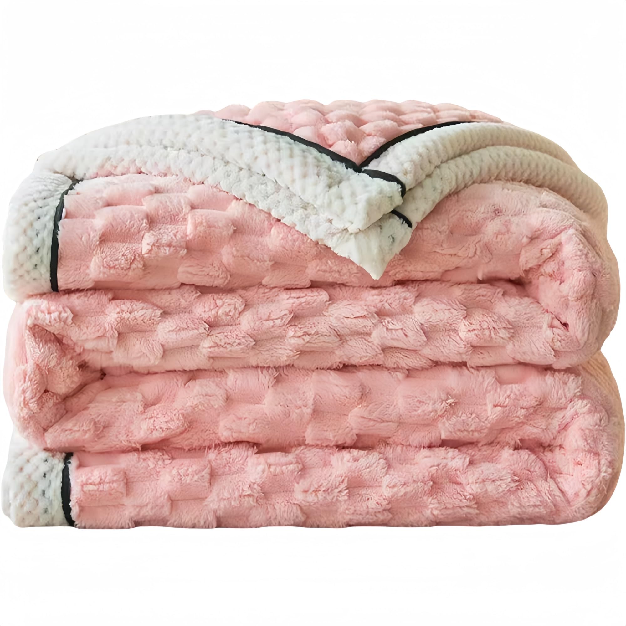 Couverture en fausse fourrure de luxe super doux pour literie de chambre