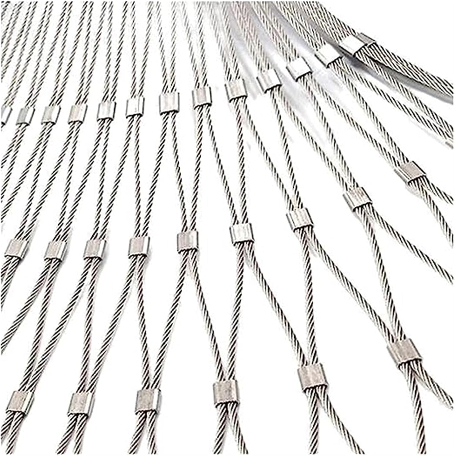 Malla de cable flexible para seguridad en balcones de viviendas y jardines