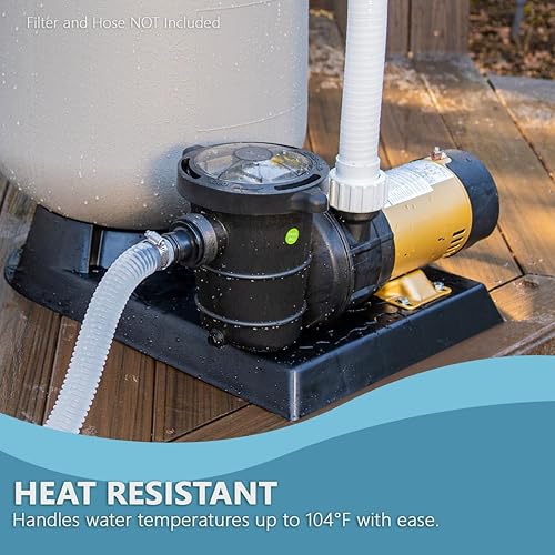 Miniatura 6 de XtremepowerUS Bomba de piscina variable de 2 velocidades 1.5 HP Bomba de piscina de alto flujo sobre el suelo, colador grande con juego de