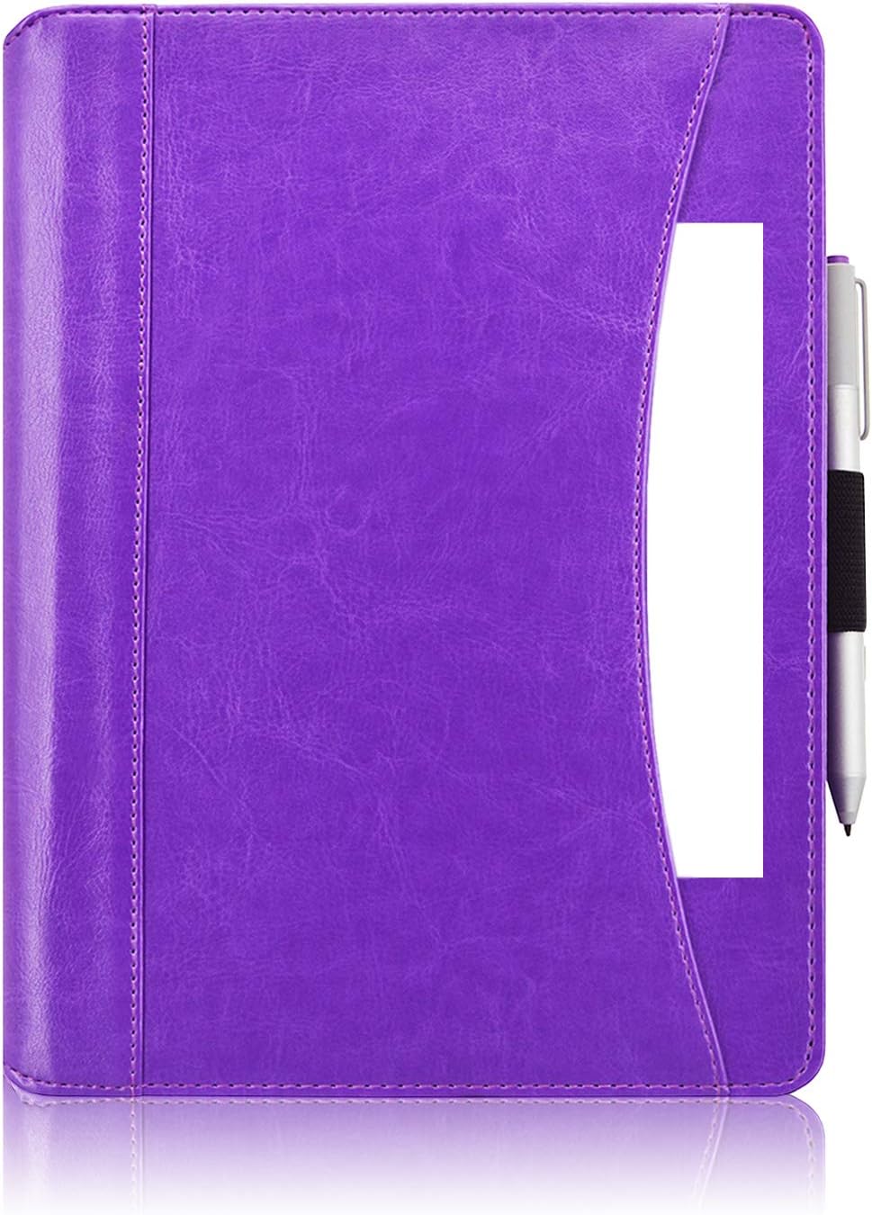 ACdream Case for Surface Go 2 2020 Release, Multiple Angle Viewing with Pocket Business Cover Case(Fit Type Cover Keyboard/Kickstand),Purple
