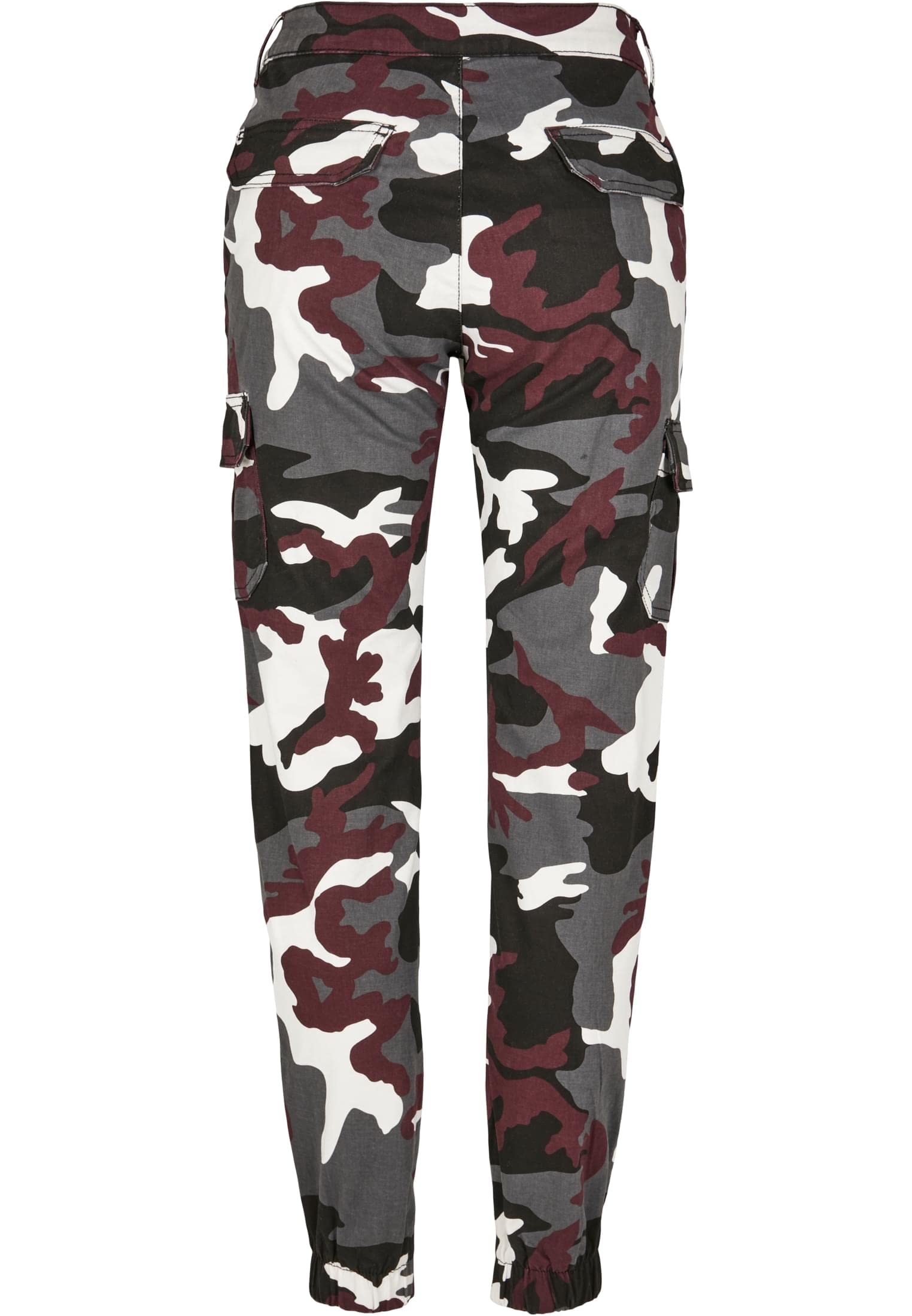 Urban Classics Ladies High Waist Camo Cargo Pants - Spodnie Kobiety