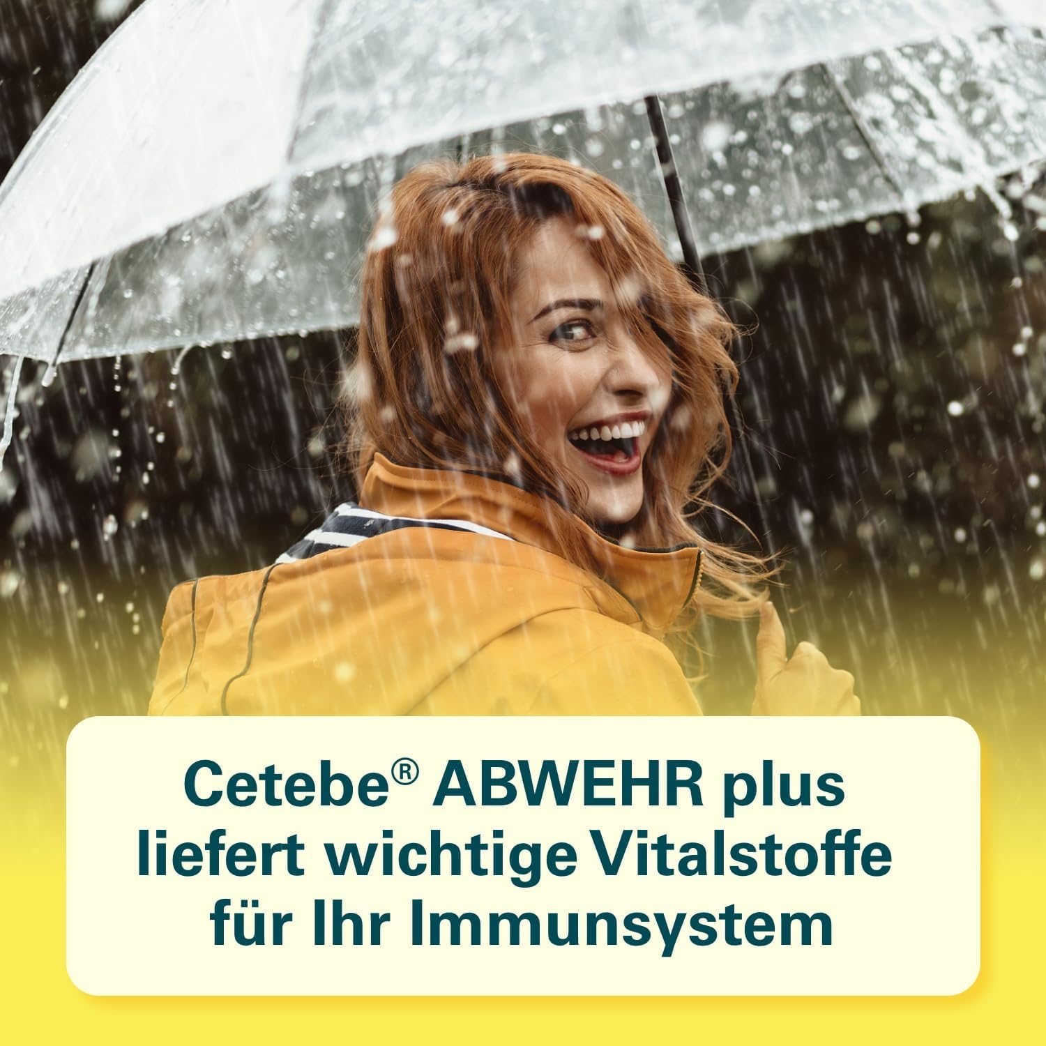 Cetebe Abwehr plus - Nahrungsergänzungsmittel zur dreifachen Unterstützung der Abwehrkräfte mit ZEITPERLEN - Vitamin C, Vitamin D und Zink - 1 x 120 Kapseln