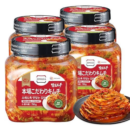 【宗家キムチ 750g 4個セット】韓国 キムチ kimuchi ?? 白菜キムチ 乳酸菌発酵 業務用 ご飯のお供 ごはんのおとも 大象ジャパン チョンカキムチ