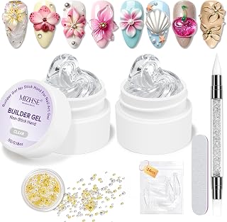 MIZHSE Solid Builder Gel for Nails UV Nail Polish for Nail Design Nail Studio Home Gel 002