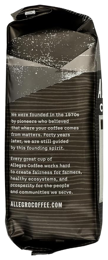 Allegro Coffee Orgánico French Roast Café en Grano, 12 oz miniatura 6