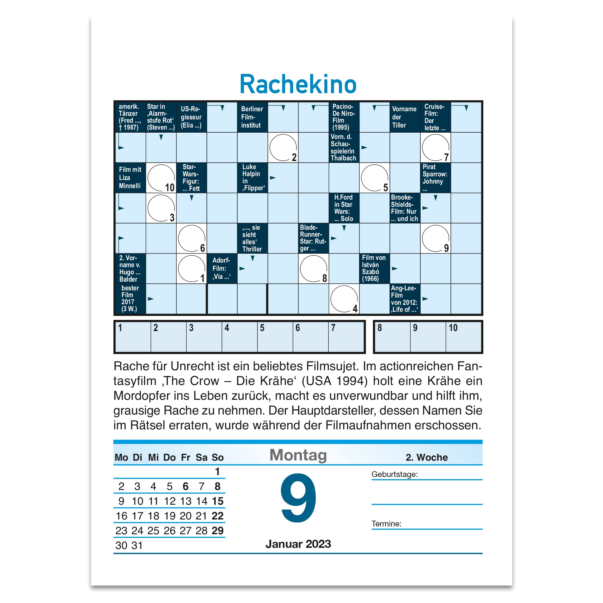 Kalender für Rentner 2023 - Denksport für jeden Tag: Abreißkalender mit Denksport-Übungen für Gehirnleistung bis ins hohe Alter