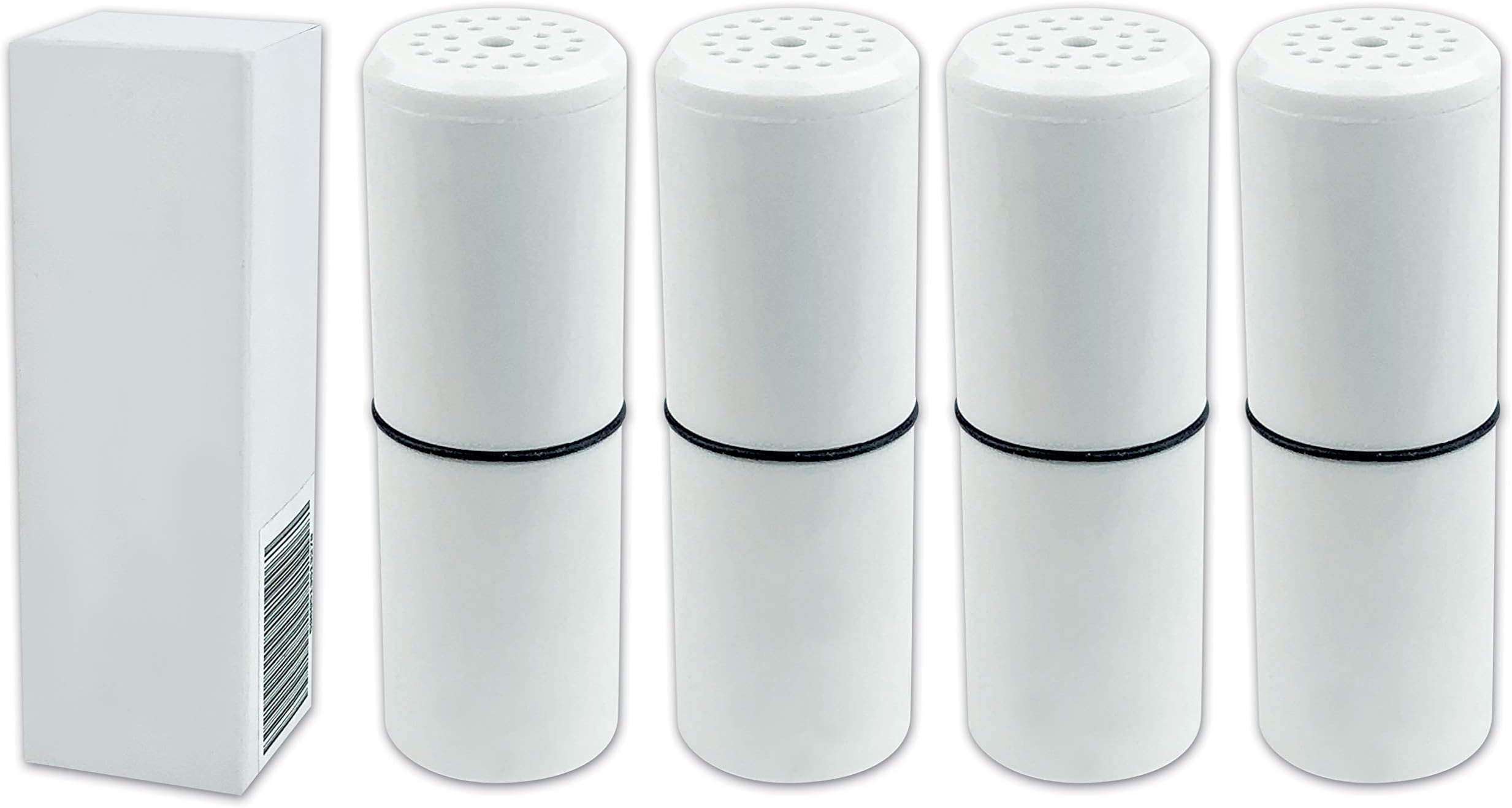 Finerfilters Inline Slim Design Shower Filter Replacement Cartridge (4)